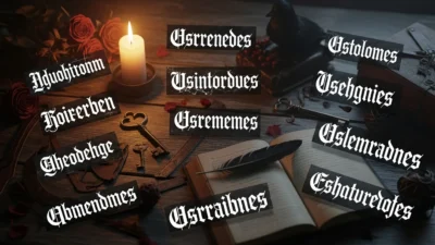 Dark Aesthetic Usernames