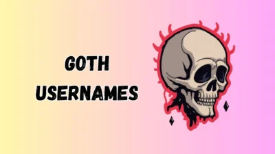 Goth Usernames