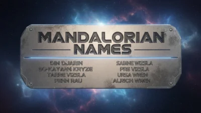 Mandalorian Names