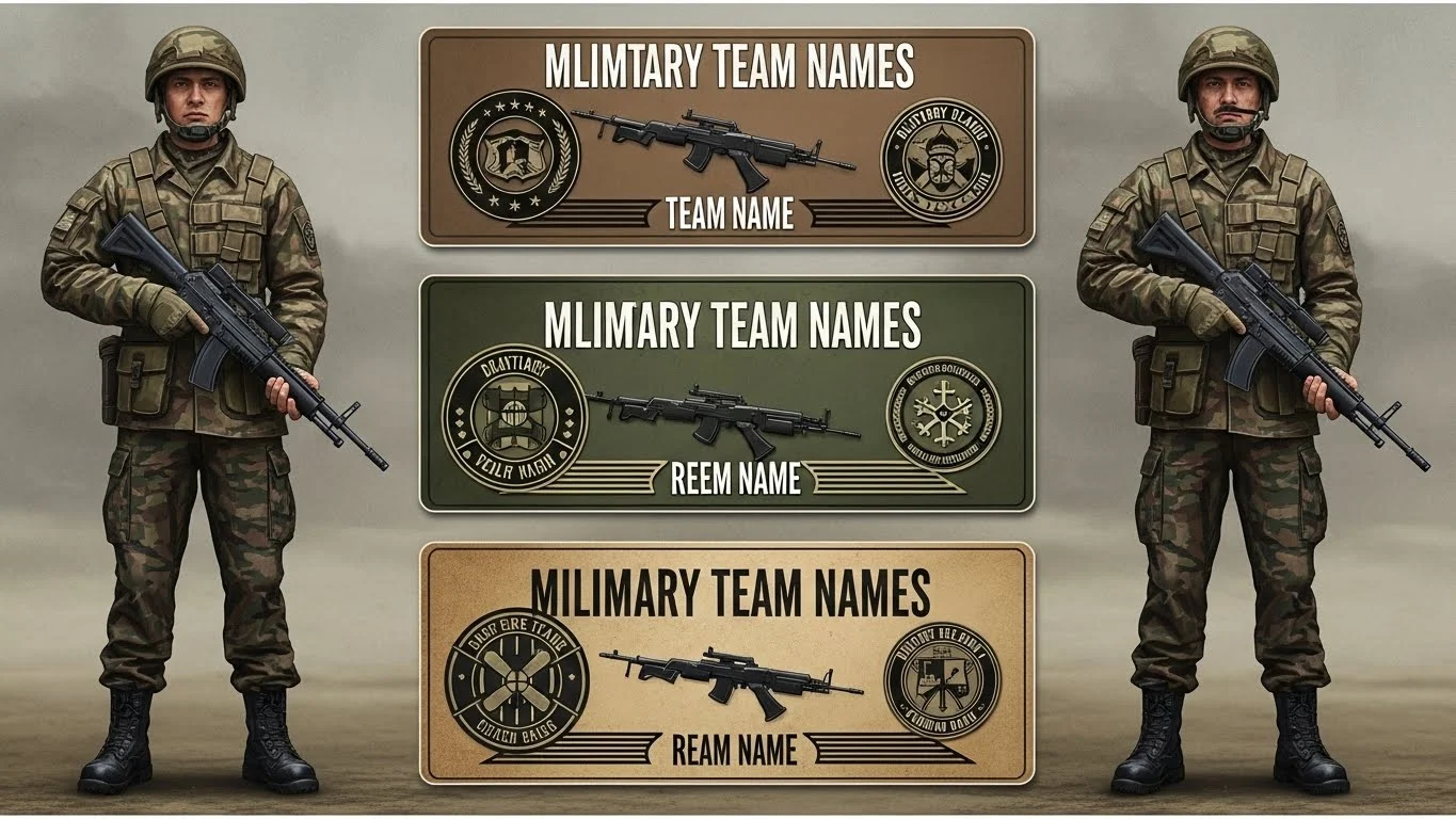 600+ Military Team Names 2026 – Powerful, Tactical & Creative Ideas