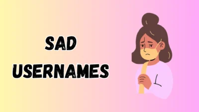 Sad Usernames