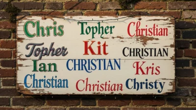 Nicknames for Christian