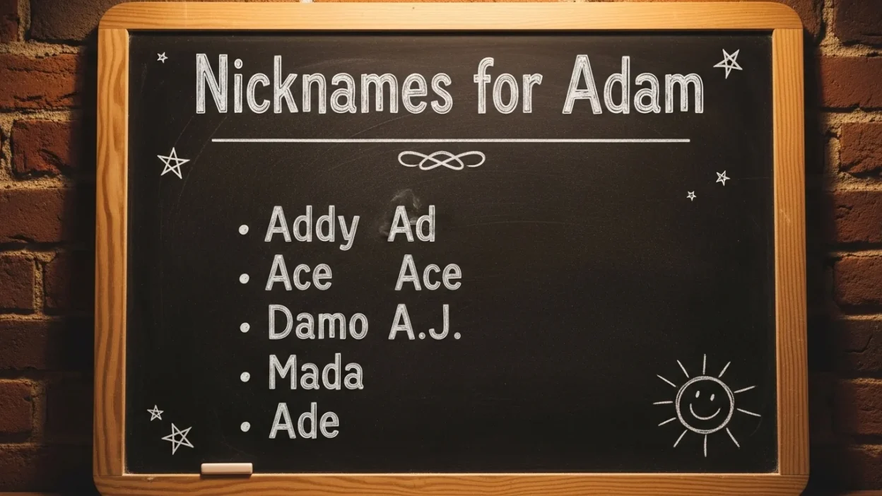 Nicknames for Adam