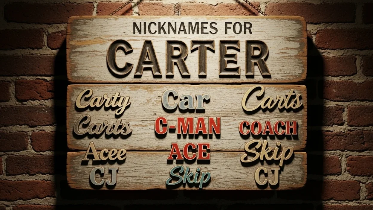 Nicknames for Carter