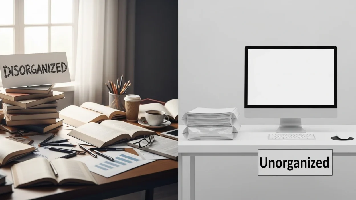 Disorganized vs Unorganized