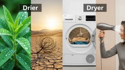 Drier vs Dryer