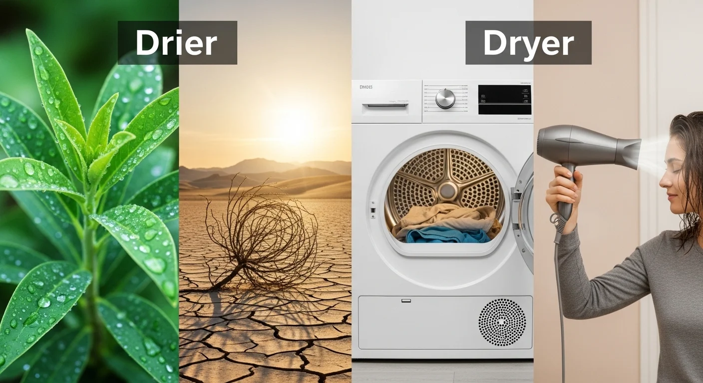 Drier vs Dryer 2026