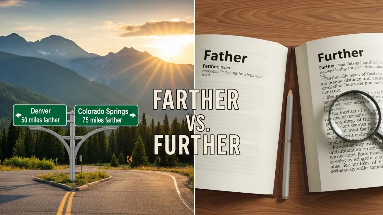Farther vs Further