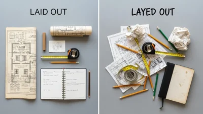 Laid Out vs Layed Out