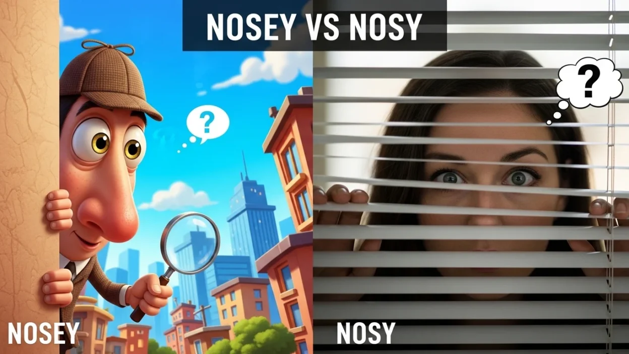 Nosey vs Nosy