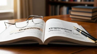 Organizing vs Organising