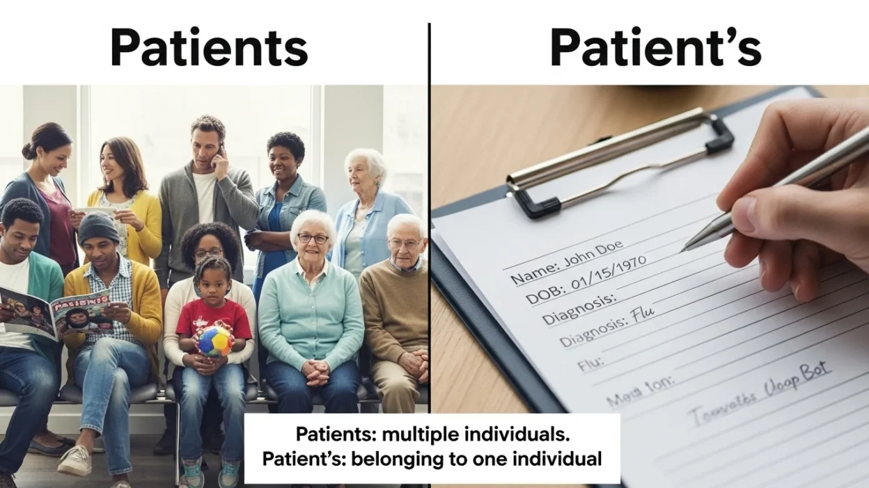 Patients vs Patient’s