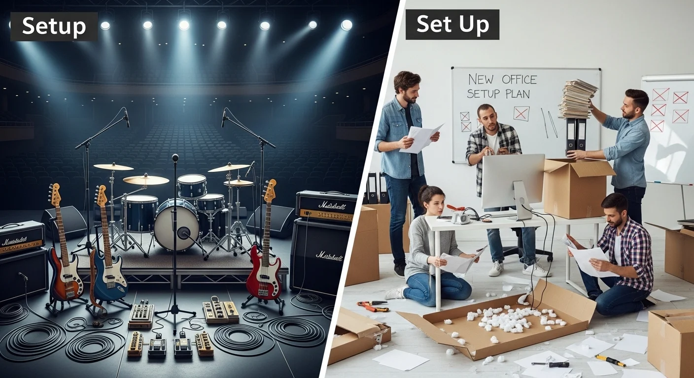 Setup vs Set Up 2026