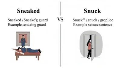 Sneaked vs Snuck