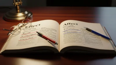 Take Effect vs Take Affect