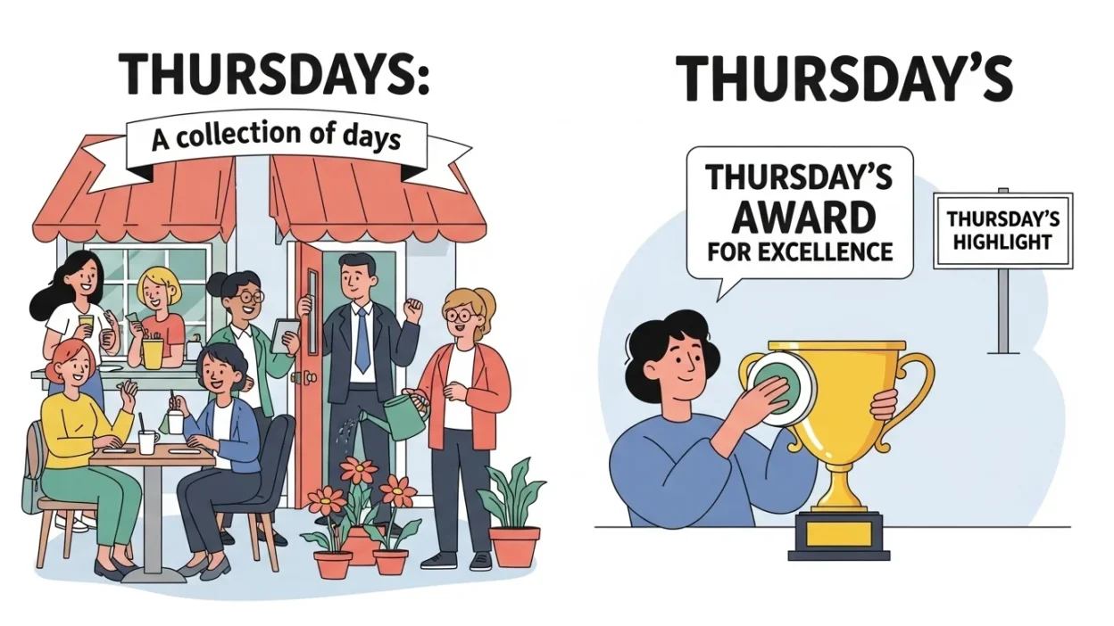 Thursdays vs Thursday’s