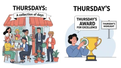 Thursdays vs Thursday’s