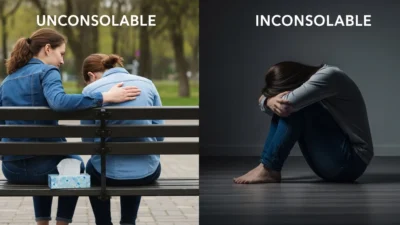 Unconsolable vs Inconsolable