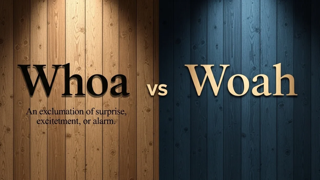 Whoa vs Woah