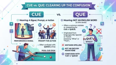 Cue vs Que