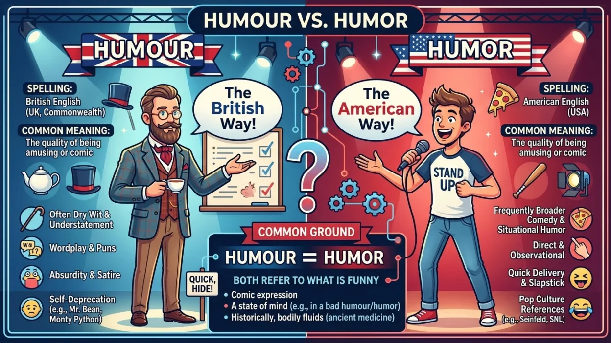 Humour vs Humor