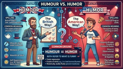 Humour vs Humor