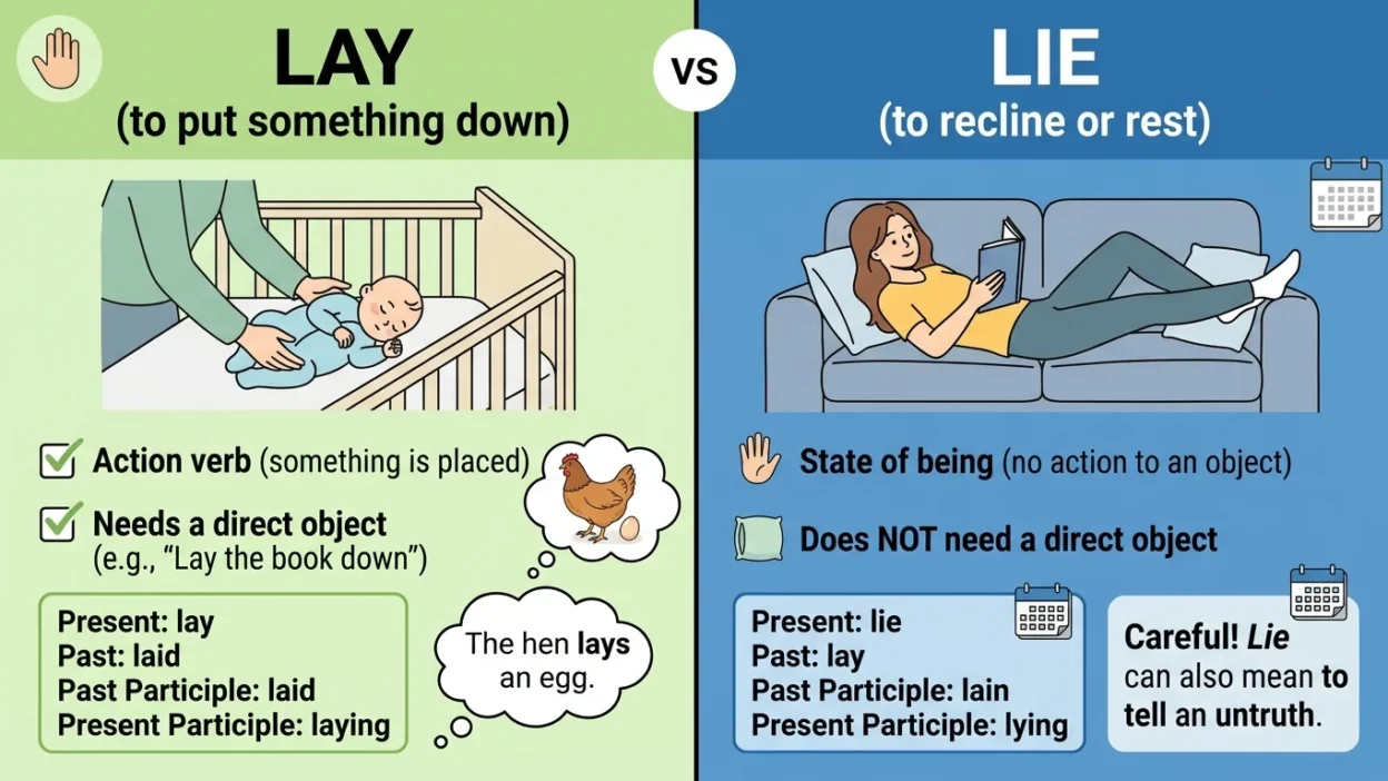Lay vs Lie