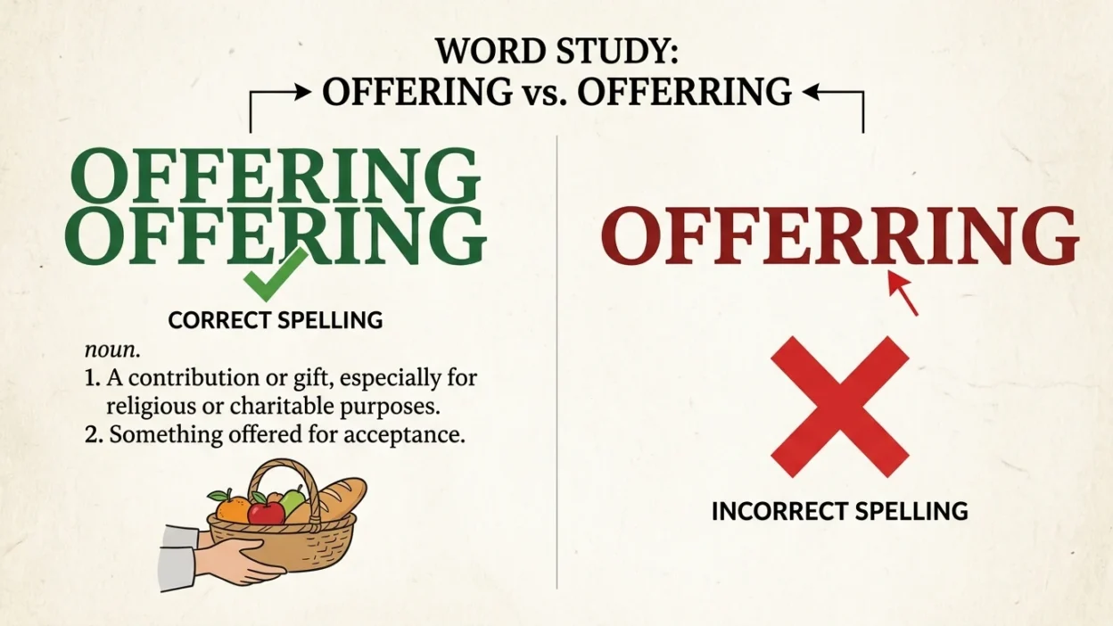 Offerring vs Offering