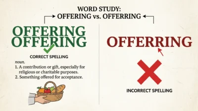 Offerring vs Offering