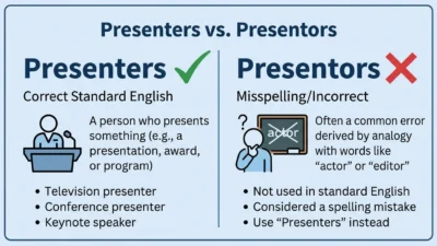 Presenters vs Presentors