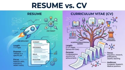 Resume vs CV