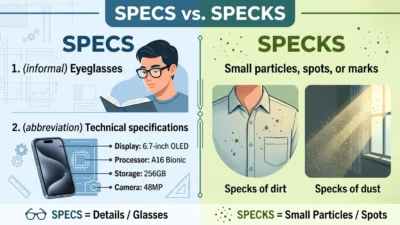 Specs vs Specks