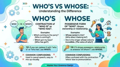 Who’s vs Whose